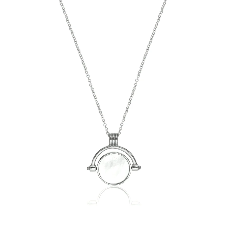 Lily & Roo — Mother-of-pearl spinning necklace