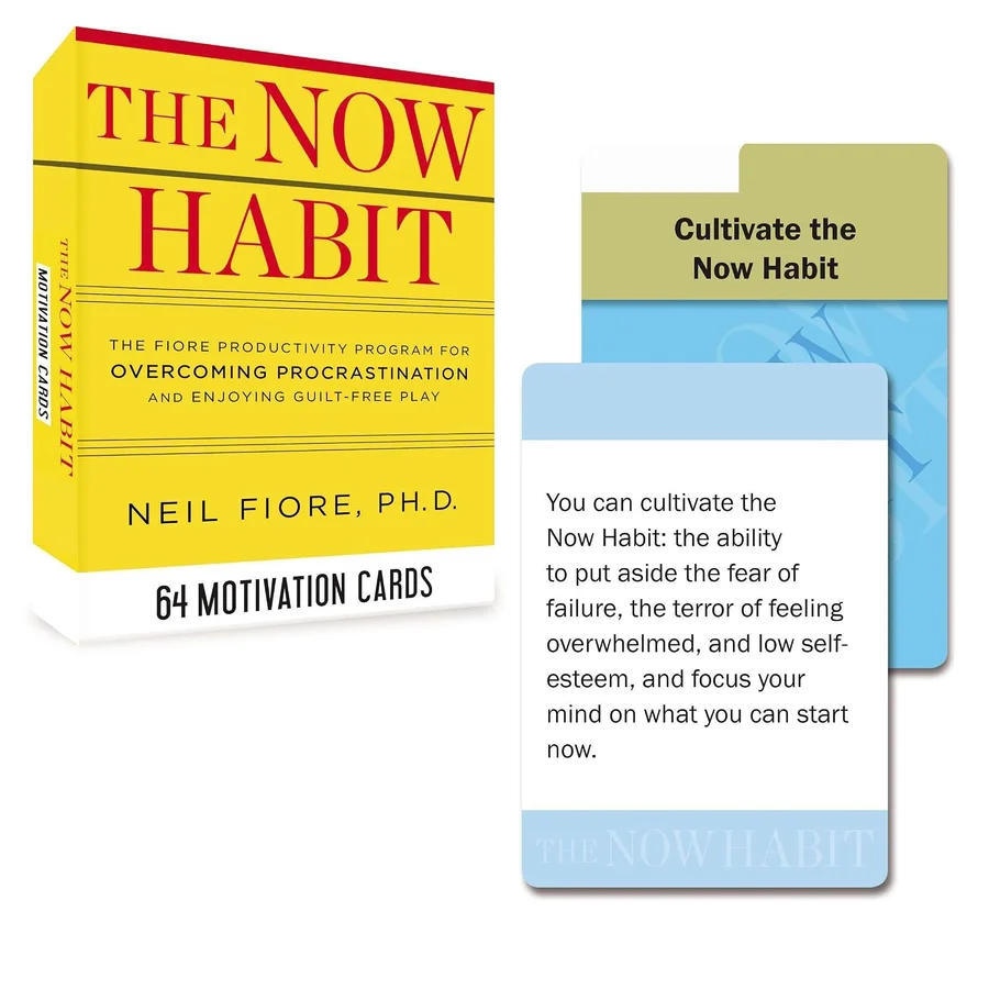 The Now Habit — cards
